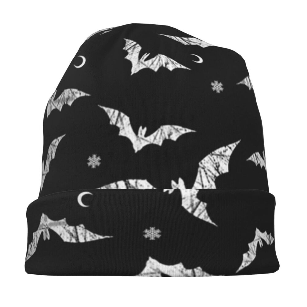 8939 Halloween Skull Pumpkin Beanie Chemo Hat Cancer Headwear Knitted Hats - Picture 9 of 9